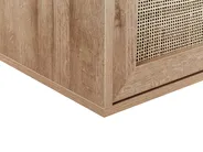 Wandmontierter Waschbeckenunterschrank ROSELL 86 cm Hellbraun_952959