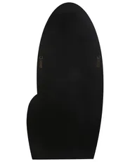 Wandspiegel VIERZON 58 cm 120 cm Schwarz_915643