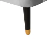 Sofa 3-Sitzer ALSVAG Samtstoff Hellgrau_732254
