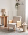 Sessel HOJBY Stoff Hellbeige