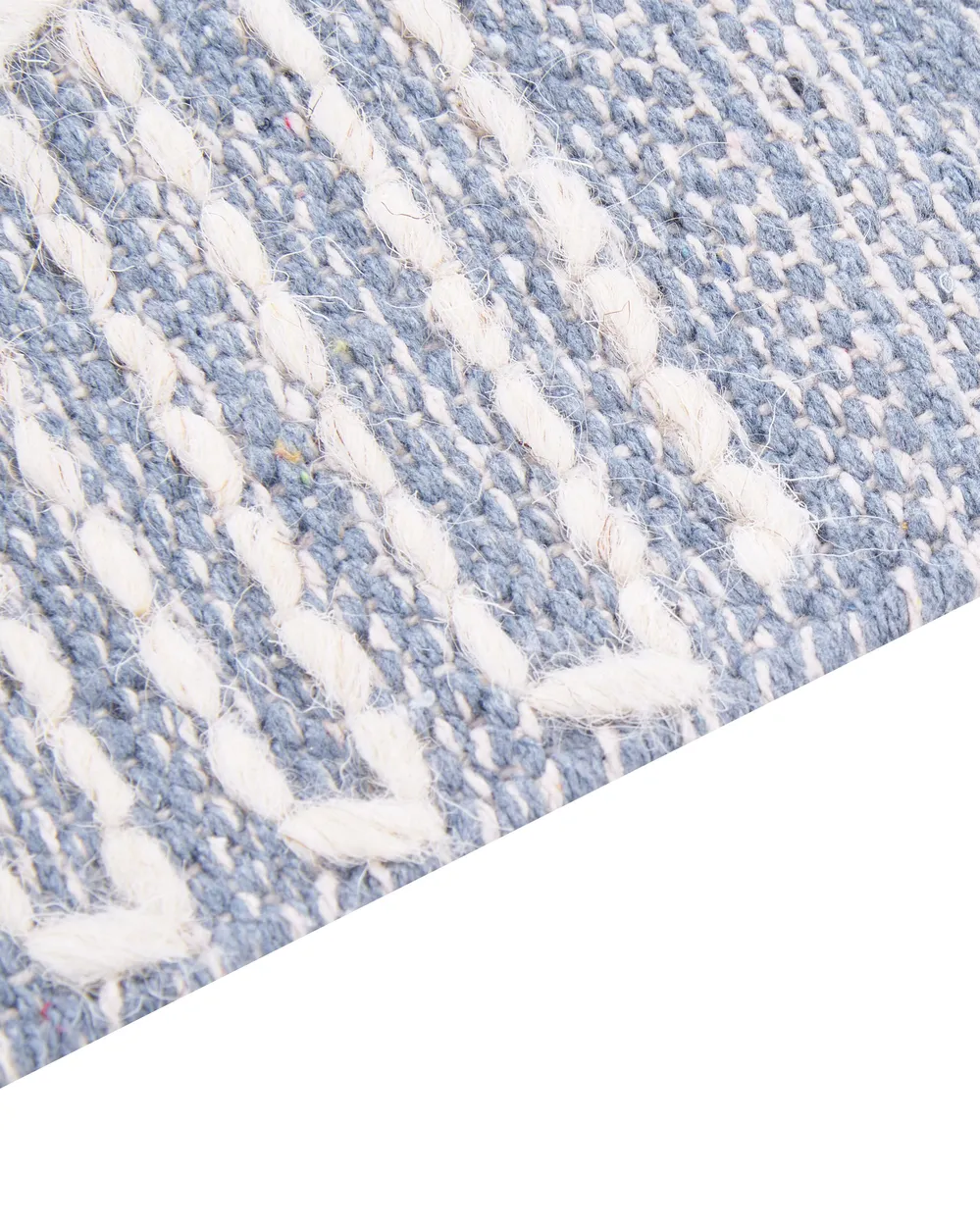 Teppich ANSAR Blau 140 x 200 cm Baumwolle_861025