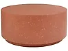Couchtisch TREZZO 90 cm 90 cm Terrazzo Optik Rot