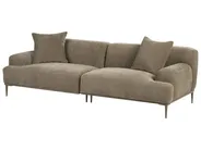 Sofa 3-Sitzer MATILA Stoff Hellbraun_1044432
