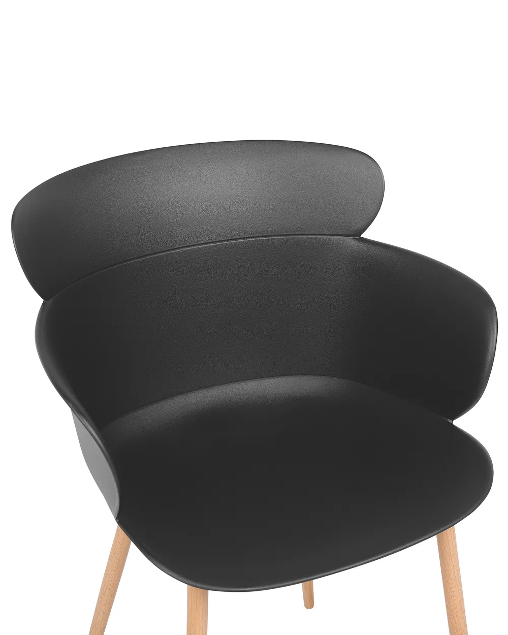 Set of 2 Dining Chairs SUMKLEY Black_783772