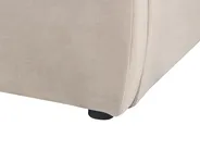 Bett mit Stauraum BAJONNA Samtstoff Beige 160 x 200 cm_871277