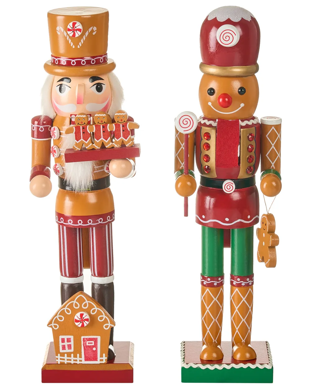 Dekofiguren 2er Set GRANSJON 35 cm Nussknacker Orange_1027176