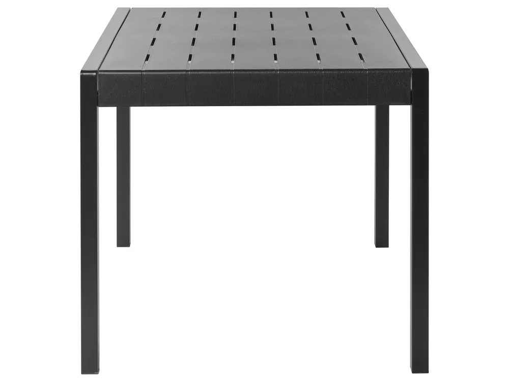 Gartentisch BARTICA 81 cm 84 cm Schwarz_993021