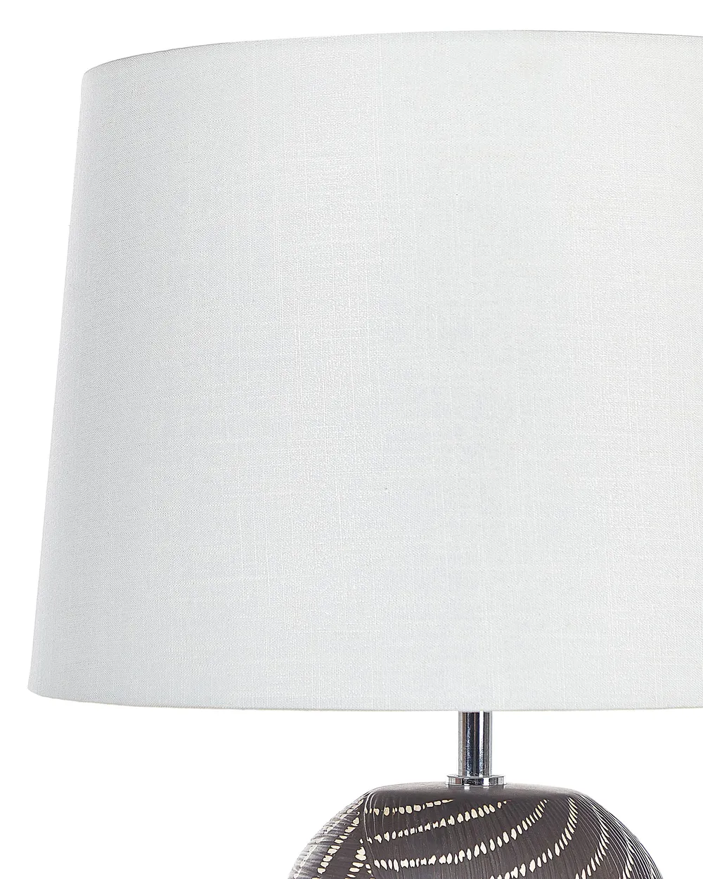 Tischlampe GUAPORE Keramik Schwarz_822378