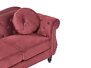 Sofa 2 Seater SKIEN II Velvet Dark Red_1171137