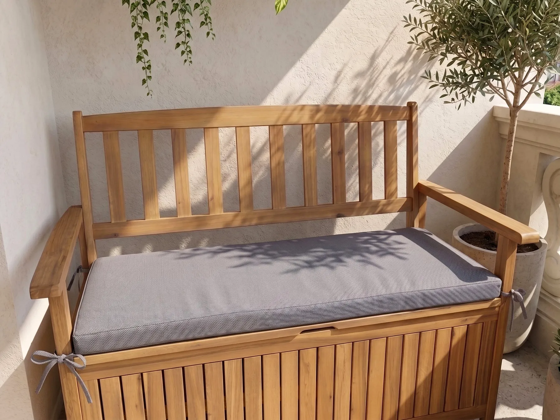 Bankauflage SOVANA 108 x 45 cm Grau_1113153