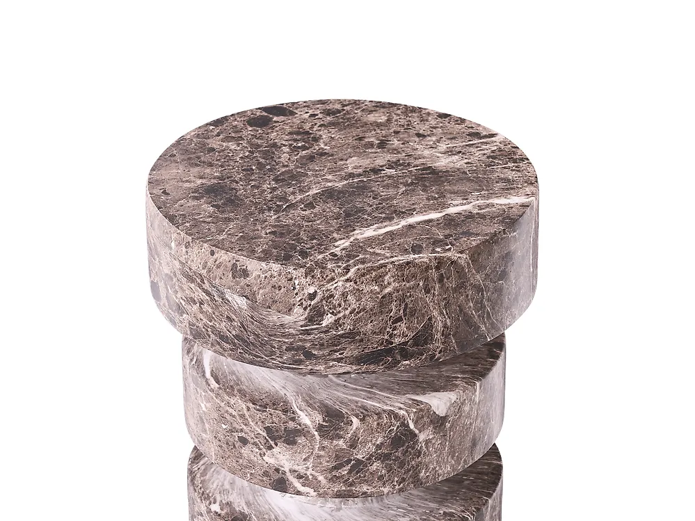 Miza za shranjevanje BIVONGI 30 cm 30 cm Bronasti marmor_1192774