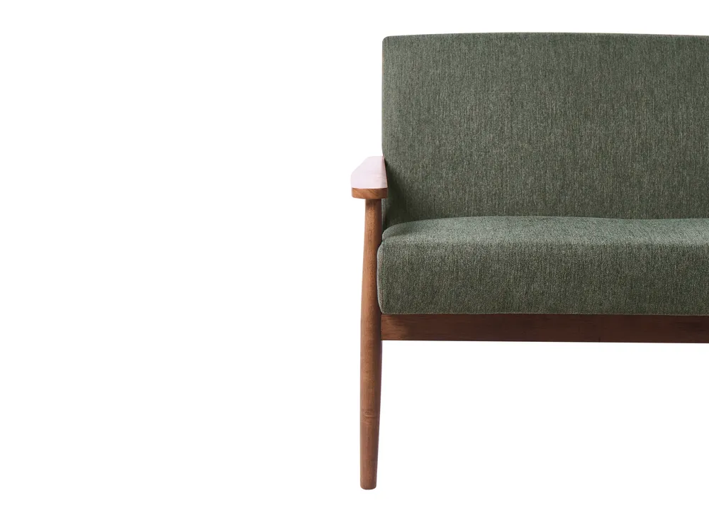 Sofa Set 6-Sitzer ESRUM Stoff Dunkelbraun / Grün_1014960