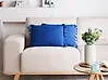 Dekokissen 2er Set MABA 50 x 35 cm Baumwolle Marineblau Ohne Muster