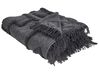 Kuscheldecke CHACK Baumwolle 200 x 220 cm Dunkelgrau