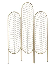 Raumteiler 3-teilig PESCIA 120 cm 160 cm Gold_936124