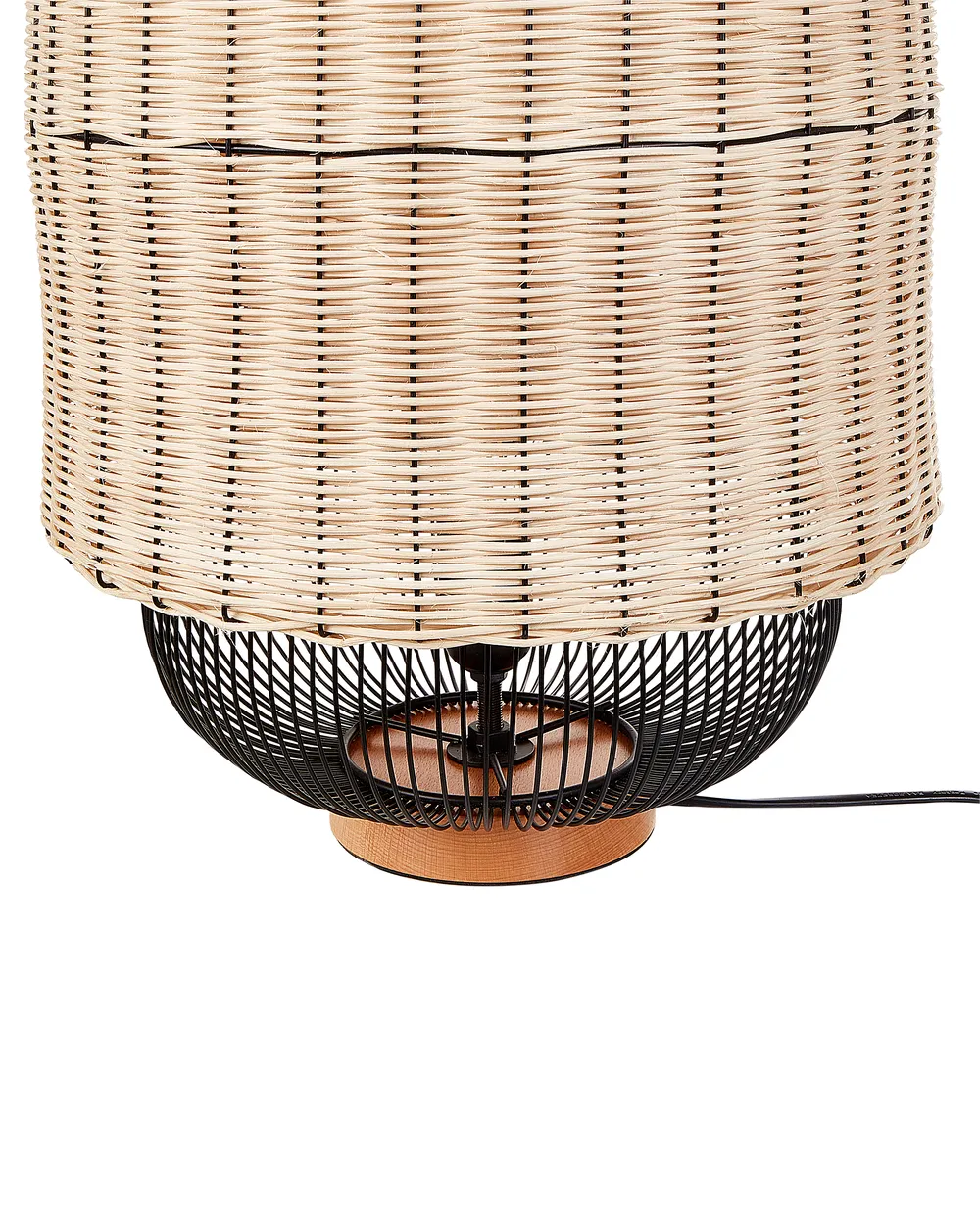 Tischlampe TANGANYIKA Rattan Naturfarben_914555