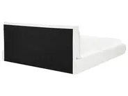 Bett mit Lattenrost Bouclé VINAY 180 x 200 cm Weiß_945859