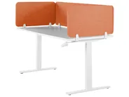 Desk Screen WALLY 180 x 40 cm Light Red_853273