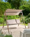 Hollywoodschaukel BONAGIA Metall Beige