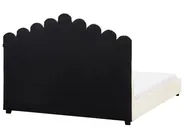 Krevet Samet VINCENNES 140 x 200 cm Krem bijela_974533