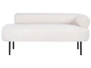 Rechtsseitige Chaiselongue MIRMANDE Bouclé Cremeweiß_1072668