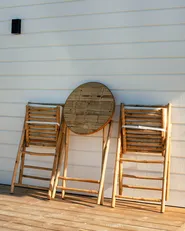 Bistro Set klappbar SAVELLETRI Bambus Braun_1012359