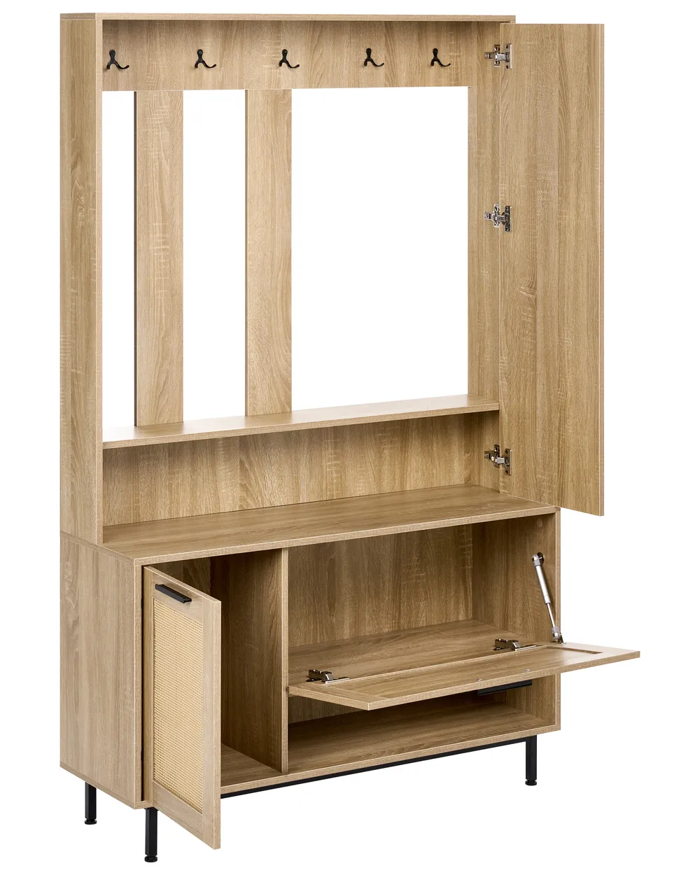 Flur-Set MALENY Hellbraun_1073930