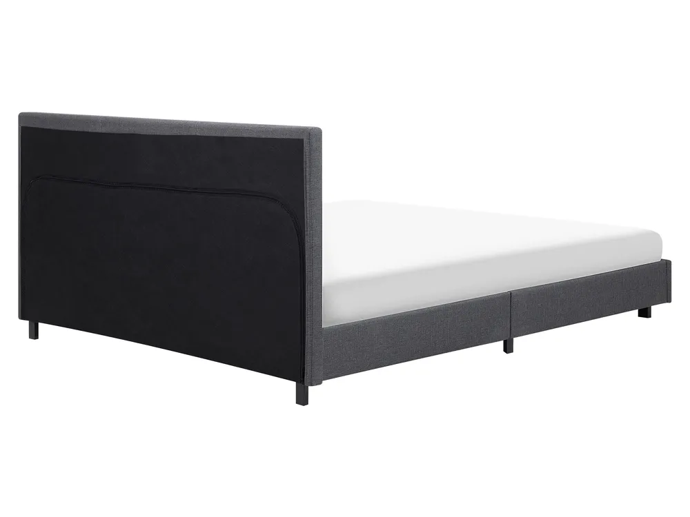 Vodeni krevet Tkanina ALBI 160 x 200 cm Sivi_916396