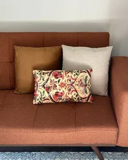 Dekokissen 3er Set DYERA 30 x 50 cm 45 x 45 cm Baumwolle Bunt Blumenmuster_1103784
