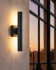 LED Außenwandleuchte KOROS Schwarz_1094788