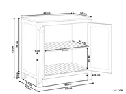 Outdoor-Küchenschrank BRUCOLI Braun Akazienholz_1001170
