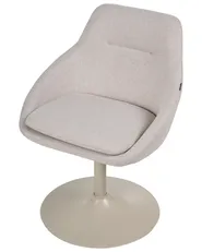 Esszimmerstuhl drehbar WESTMINSTER Stoff Hellbeige_1120496