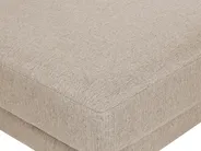 Sofa 3-Sitzer SIGTUNA mit Ottomane Stoff Beige_896591