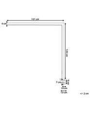 LED Clamp-On Desk Lamp OCTANT with Motion Sensor Metal Black_849478