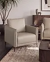 Sessel CILENS Stoff Taupe