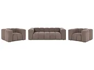 Bankenset 5-zits ANTOLA Bouclé Taupe_1161695