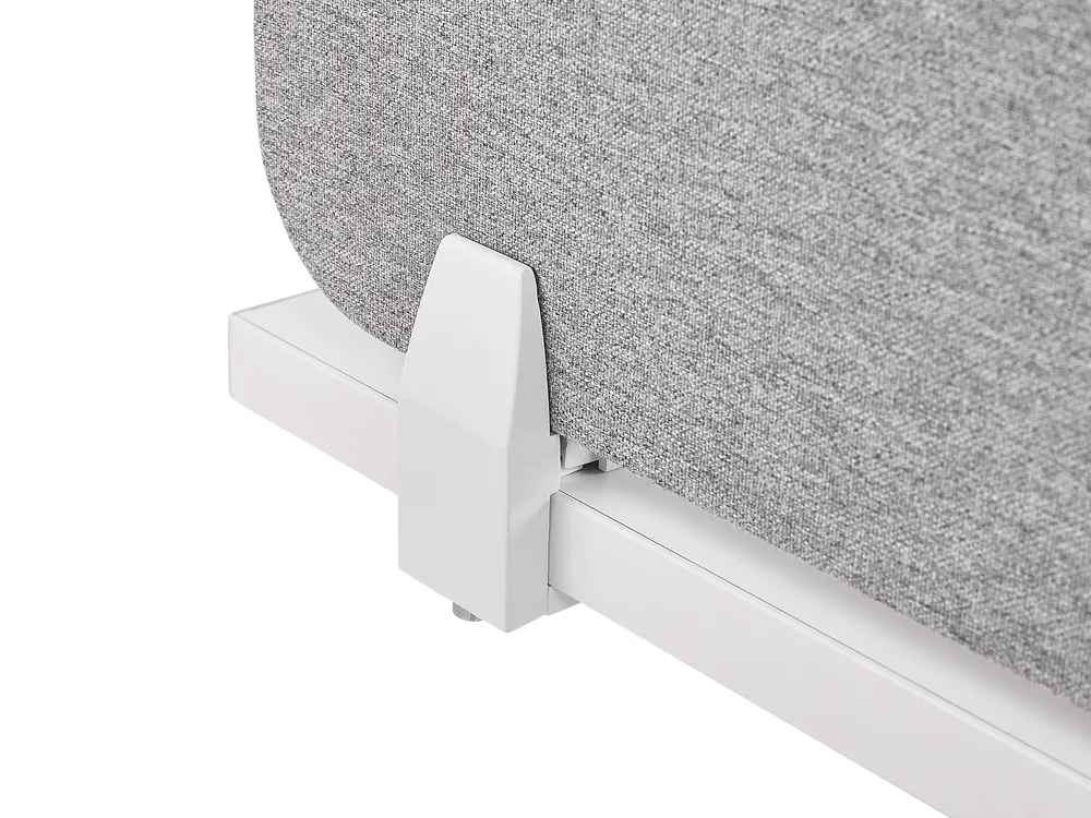 Desk Screen WALLY 120 x 40 cm Light Grey_1068072