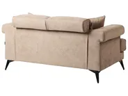 Sofa 2 Seater SKIVE Fabric Light Brown_946801
