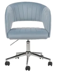 Desk Chair KATONAH Velvet Light Blue_867713