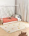 Kinderteppich DARDERE Gelb 140 x 200 cm Baumwolle