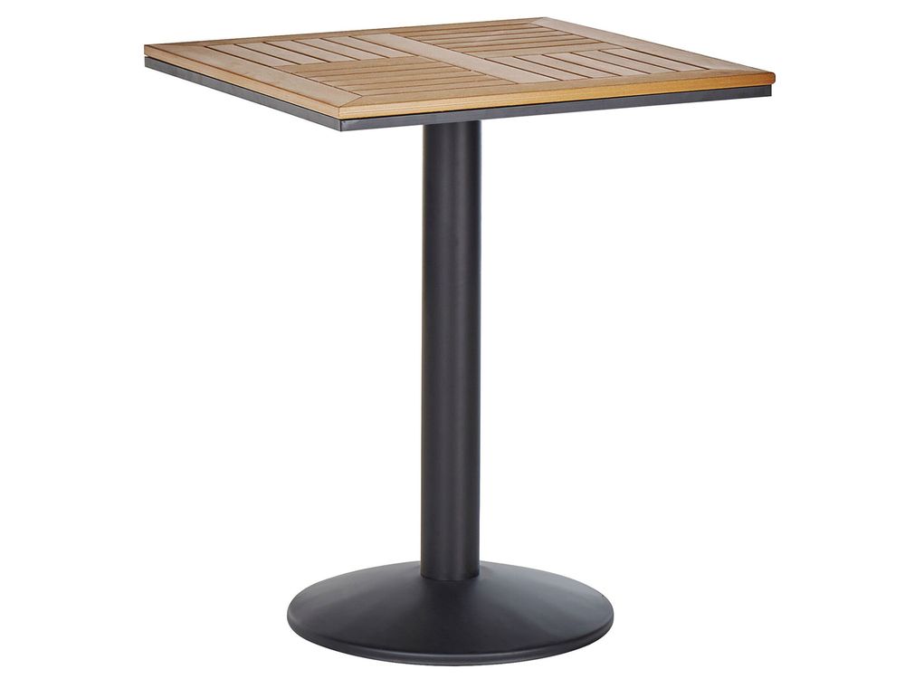 Bistro Table PALMI 60 cm 60 cm Wood-like Brown
