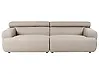 Sofa 3-Sitzer HOVDEN Stoff Beige