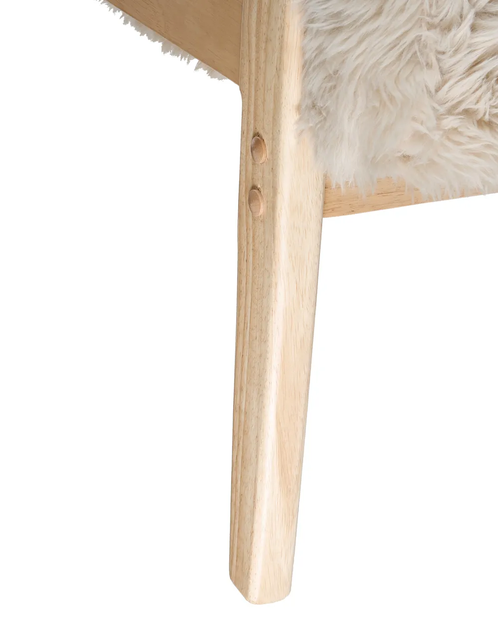 Sessel LEKNES Webpelz Hellbeige_1018408