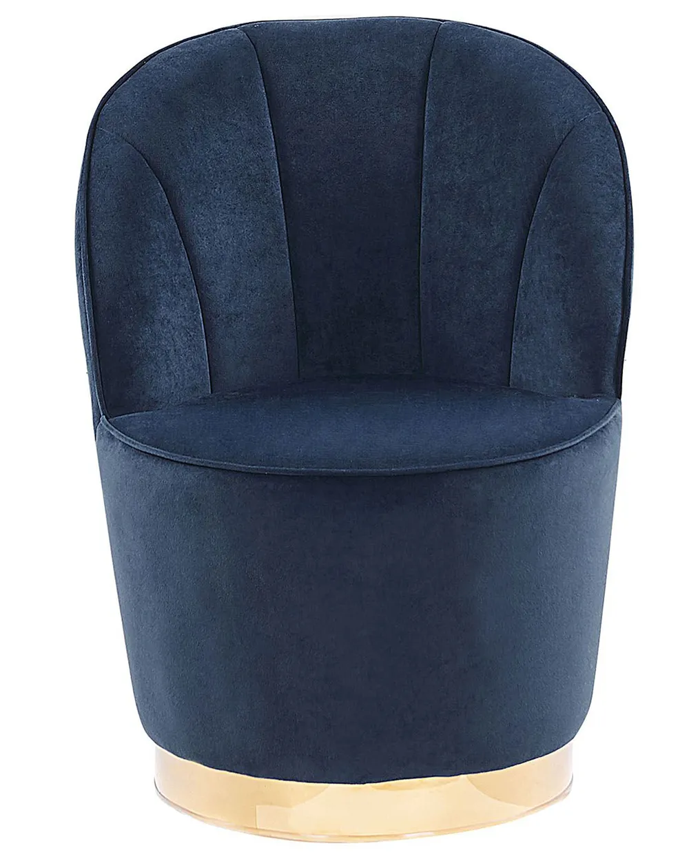 Sessel ALBY Samtstoff Dunkelblau_780870