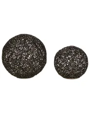 Christmas Decoration BOLMEN 15/20 cm Bauble Black_1018744