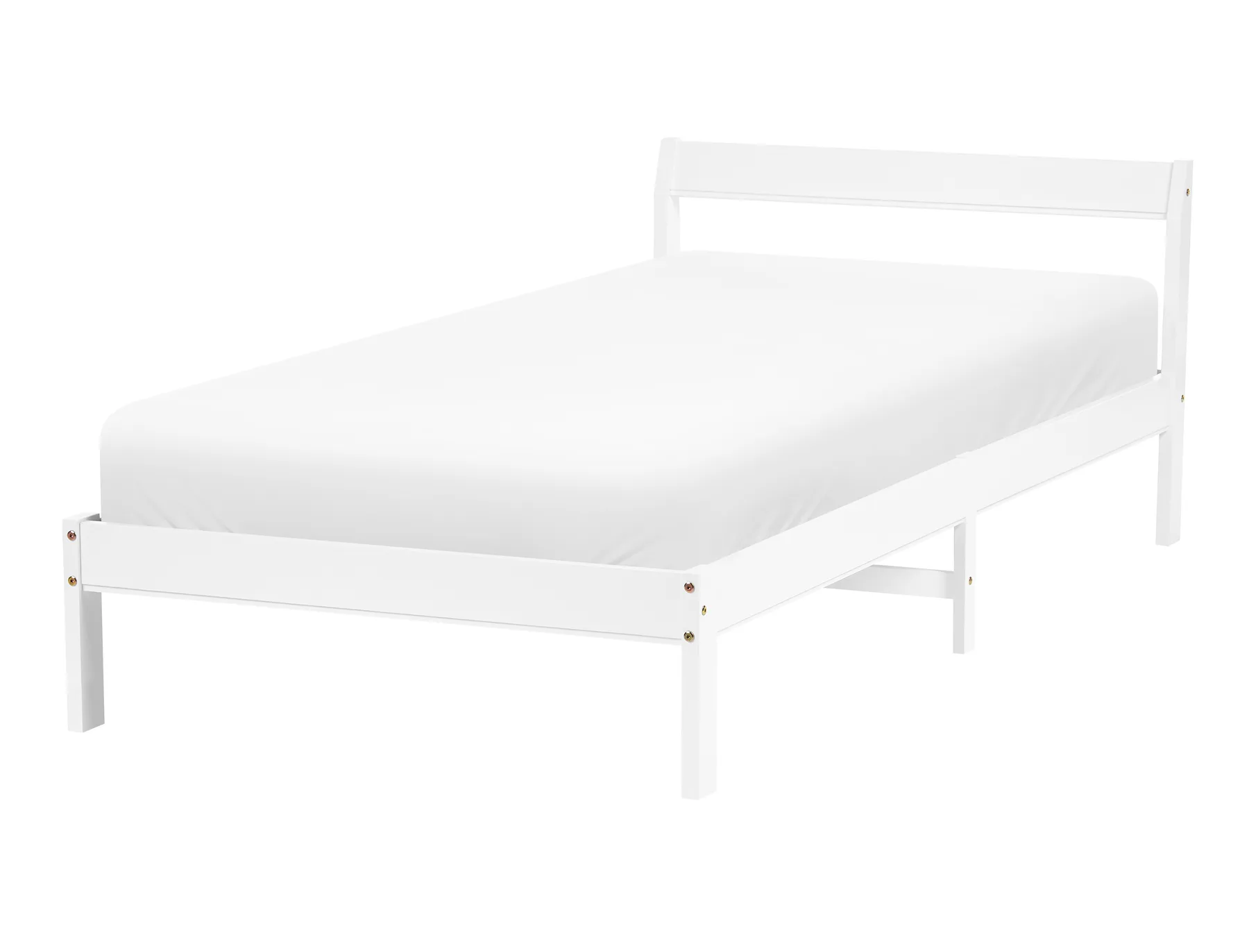Krevet Borovo drvo MADONE 90 x 200 cm Bijeli_1131250