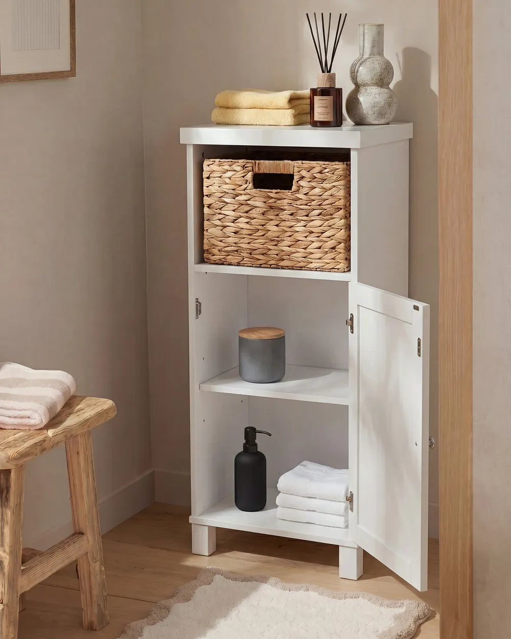 Bathroom Cabinet PACLLON 40 cm White_1109726
