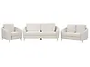 Sofa Set 6-Sitzer TROSA Stoff Hellbeige