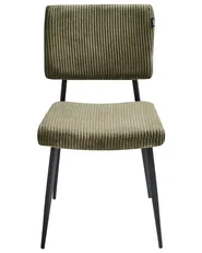 Esszimmerstuhl 2er Set STURGIS Cord Olivgrün_963284