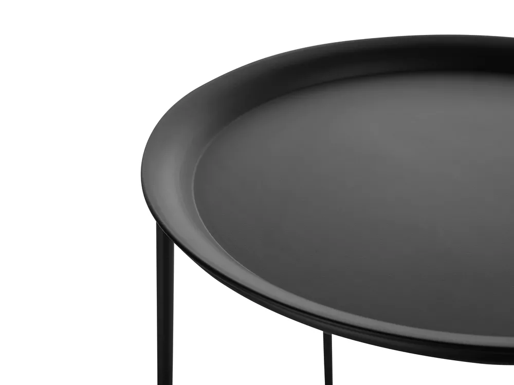Beistelltisch 2er Set TWINS Metall Schwarz_715801